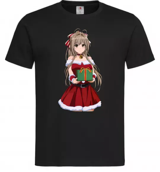 Мужская футболка Аніме з подарунком Черный фото