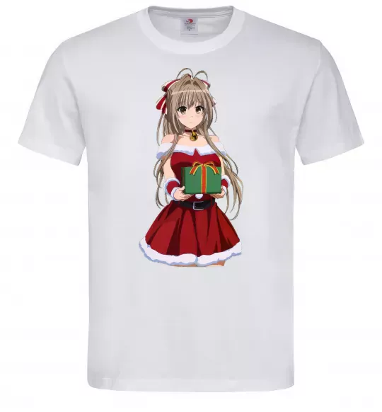 Мужская футболка Аніме з подарунком Белый фото