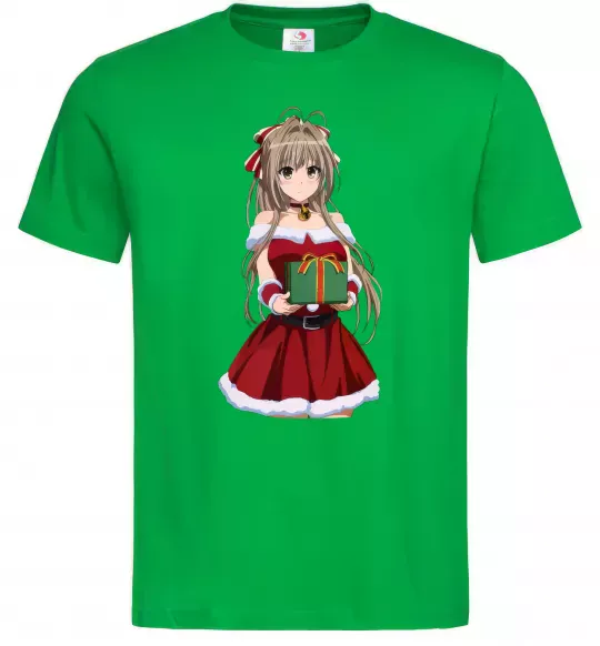 Мужская футболка Аніме з подарунком Зеленый фото