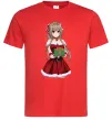 Мужская футболка Аніме з подарунком Красный фото