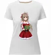 Жіноча преміум футболка Аніме з подарунком Білий фото