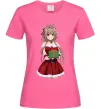Жіноча футболка Аніме з подарунком Яскраво-рожевий Жіноча футболка Аніме з подарунком Яскраво-рожевий фото
