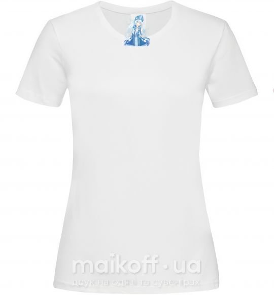 Жіноча футболка Аниме снегурочка цуи Білий фото