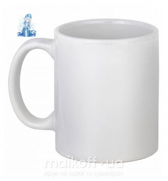 Чашка керамическая Аниме снегурочка цуи Белый фото