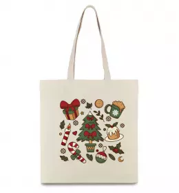 Эко-сумка Санта хіпстер Черный фото