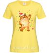 Жіноча футболка Тигр в гирлянде Лимонний фото