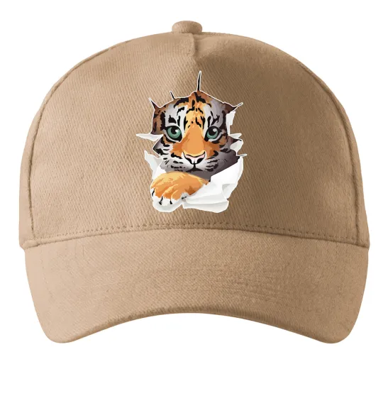 Кепка Тигр дивиться Пісочний фото