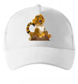 Кепка Тигриця й тигреня Белый фото