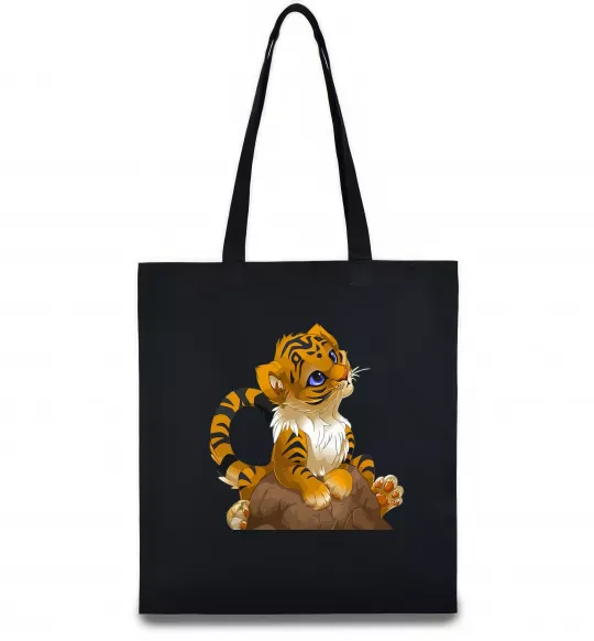 Эко-сумка Тигреня Черный фото