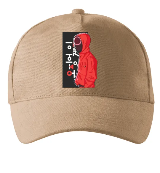 Кепка Squid game Пісочний фото