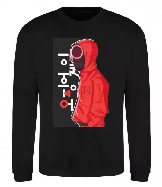 Свитшот Squid game Черный фото