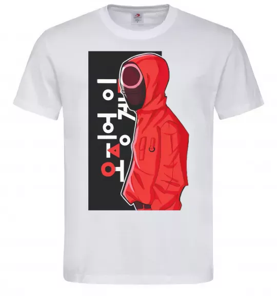 Мужская футболка Squid game Белый фото