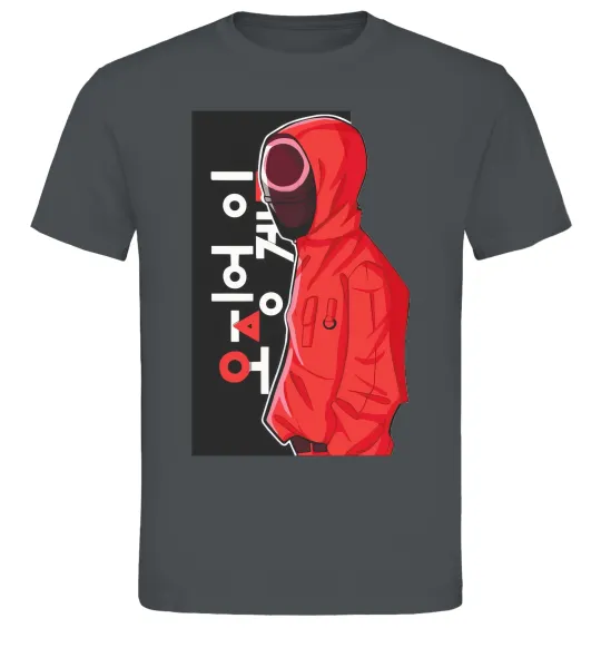 Мужская футболка Squid game Графит фото