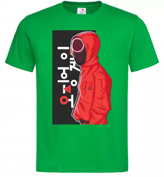 Мужская футболка Squid game Зеленый фото