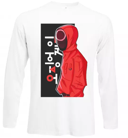 Лонгслив Squid game Белый фото