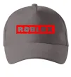 Кепка Roblox logo Сірий фото