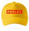 Кепка Roblox logo Солнечно желтый фото