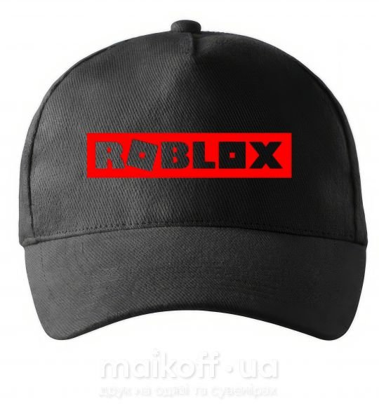 Кепка Roblox logo Черный фото