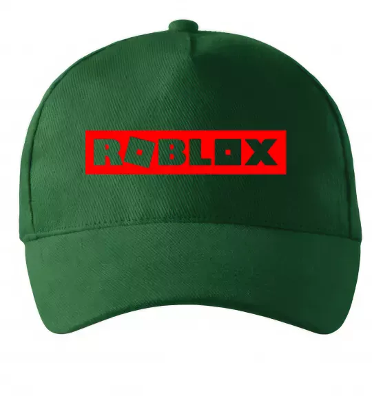 Кепка Roblox logo Темно-зеленый фото