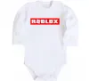 Дитячий бодік Roblox logo Білий Дитячий бодік Roblox logo Білий фото