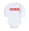 Детский боди Roblox logo Белый фото