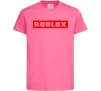 Дитяча футболка Roblox logo Яскраво-рожевий Дитяча футболка Roblox logo Яскраво-рожевий фото