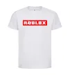 Дитяча футболка Roblox logo Білий фото