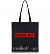 Еко-сумка Roblox logo Чорний фото