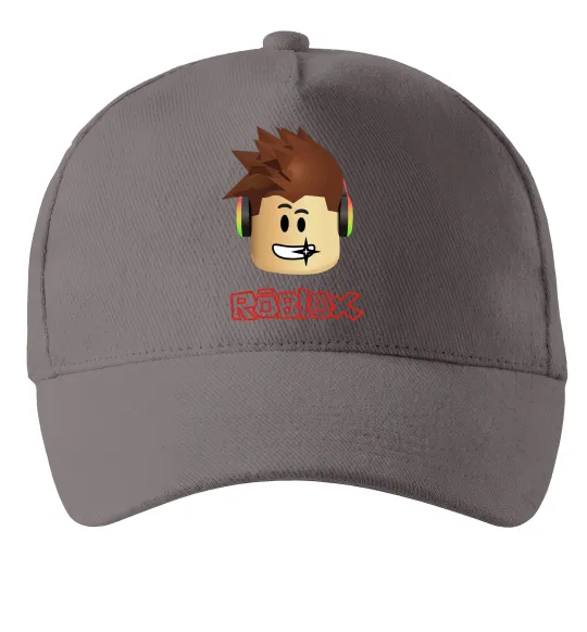 Кепка Roblox голова Серый фото