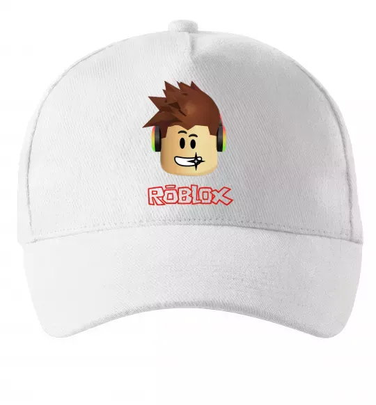 Кепка Roblox голова Білий фото