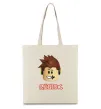 Эко-сумка Roblox голова Бежевый фото