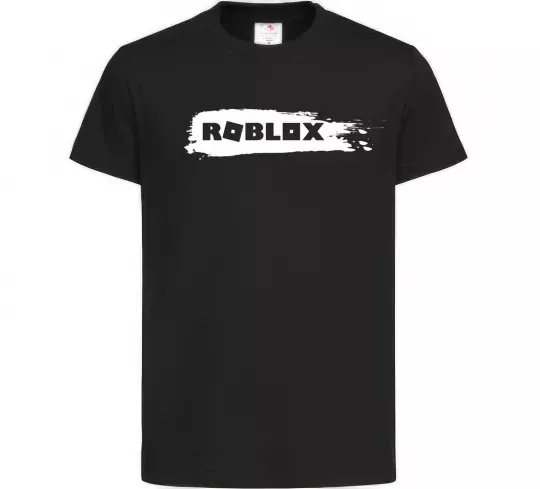 Дитяча футболка roblox краска Чорний фото