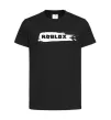 Детская футболка roblox краска Черный фото
