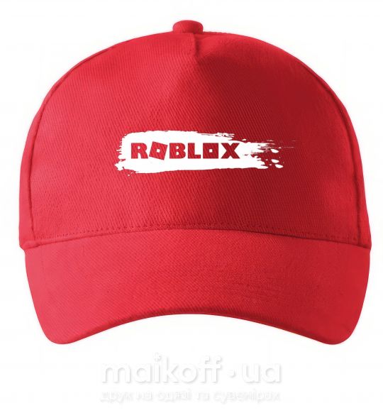 Кепка roblox краска Красный фото
