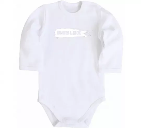 Дитячий бодік roblox краска Білий фото