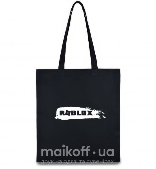 Еко-сумка roblox краска Чорний фото
