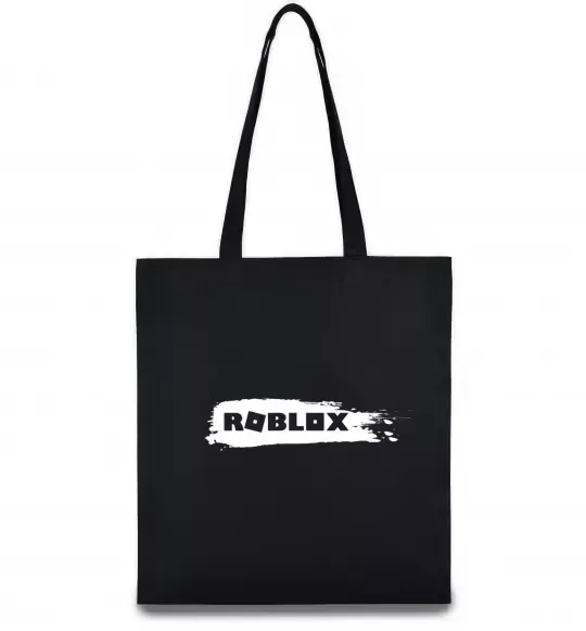 Еко-сумка roblox краска Чорний фото