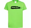 Дитяча футболка roblox краска Лаймовий фото