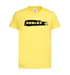 Детская футболка roblox краска Лимонный фото
