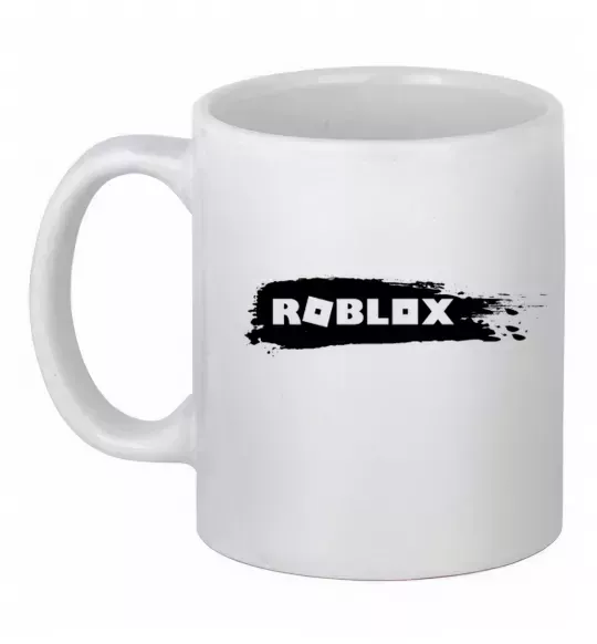 Чашка керамічна roblox краска Білий фото