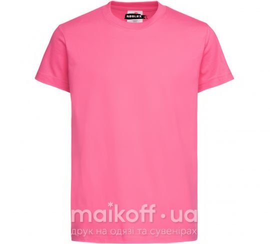 Дитяча футболка roblox краска Яскраво-рожевий фото
