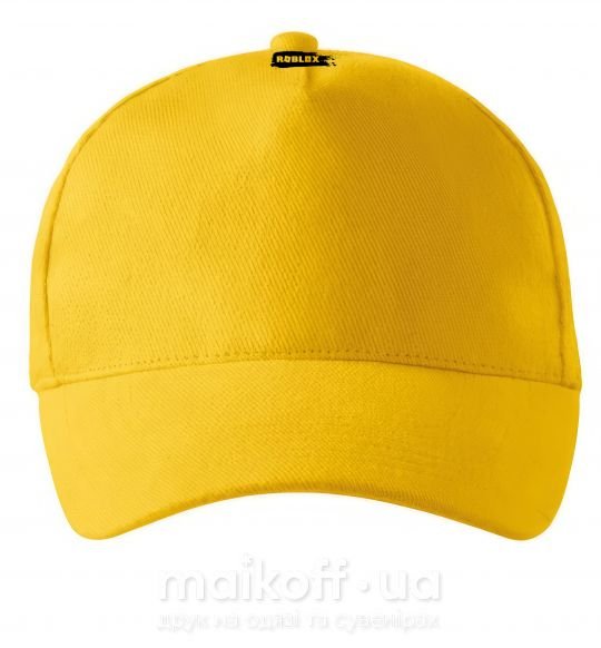 Кепка roblox краска Солнечно желтый фото