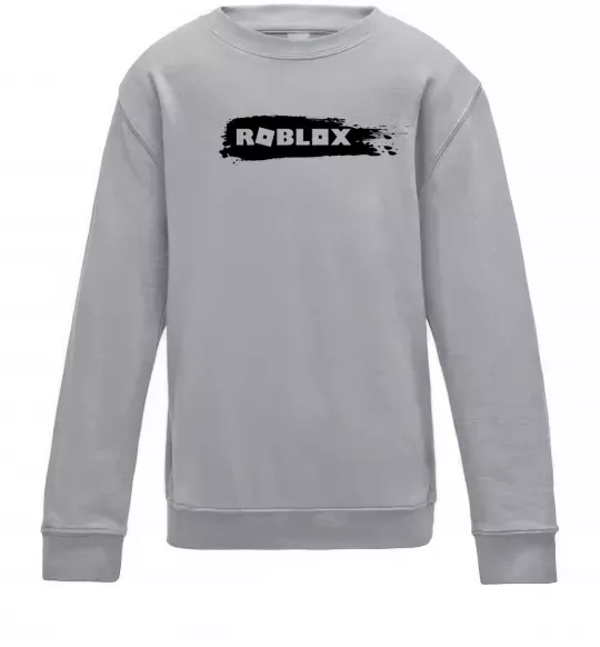 Дитячий світшот roblox краска Сірий меланж фото