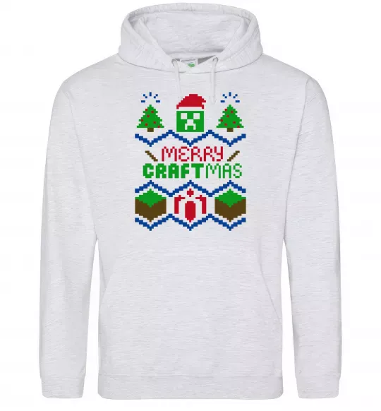 Жіноча толстовка (худі) Сraftmas Сірий меланж фото