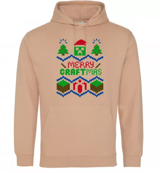 Жіноча толстовка (худі) Сraftmas Пісочний фото