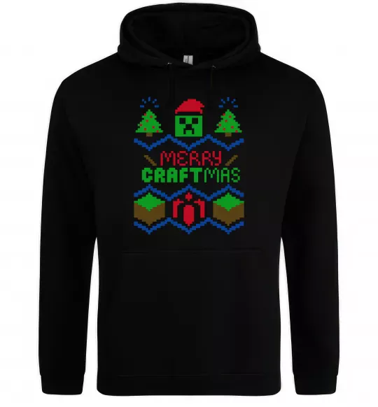 Чоловіча толстовка (худі) Сraftmas Чорний фото