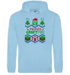 Мужская толстовка (худи) Сraftmas Голубой фото