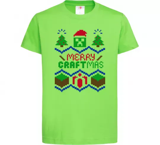 Дитяча футболка Сraftmas Лаймовий фото