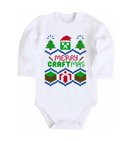 Дитячий бодік Сraftmas Білий фото