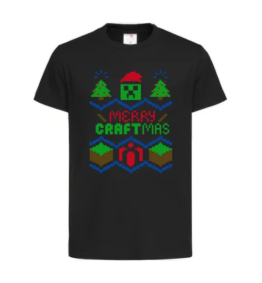 Дитяча футболка Сraftmas Чорний фото